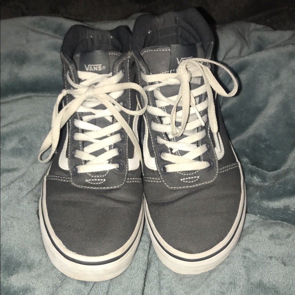 Dark grey High top vans MAKE OFFERS